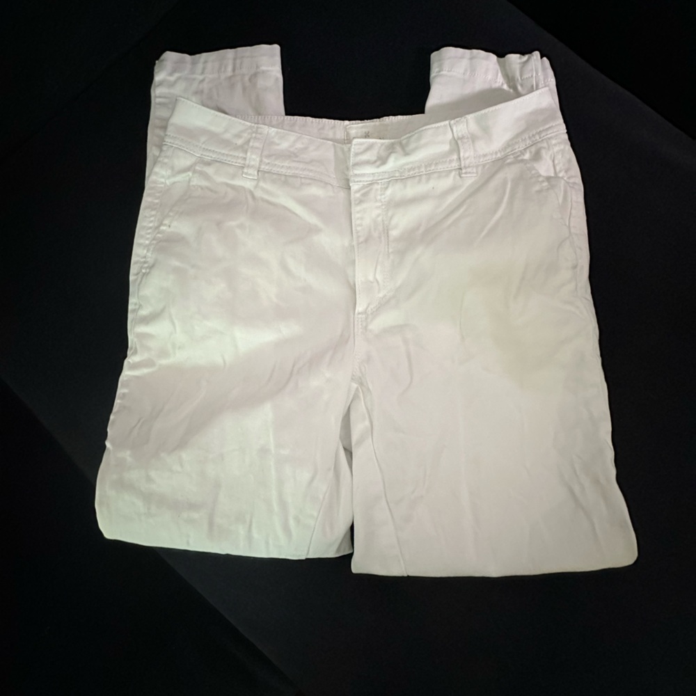 Caslon White, Khaki Style Pants